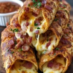 Cheesy Bacon Taquito Rolls First Image