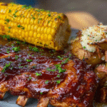 u6459314345 httpss.mj .runAzYnuNXG6nE Close up of BBQ ribs wit b1eaca11 544e 444c a25e 70c2dc74db6b 3 1