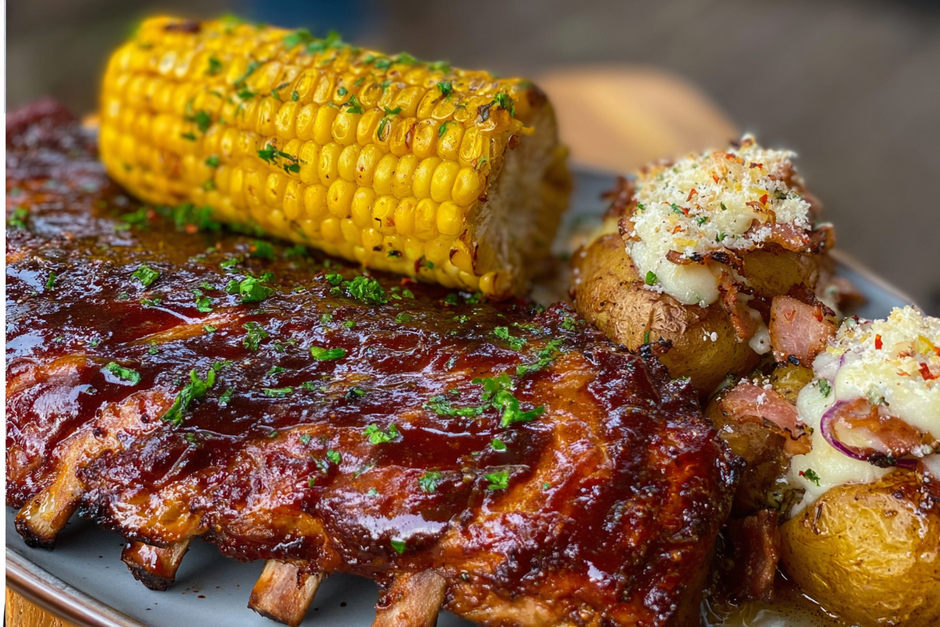 u6459314345 httpss.mj .runAzYnuNXG6nE Close up of BBQ ribs wit b1eaca11 544e 444c a25e 70c2dc74db6b 3