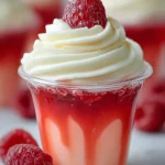 Creamy Raspberry Jello Cup First Image