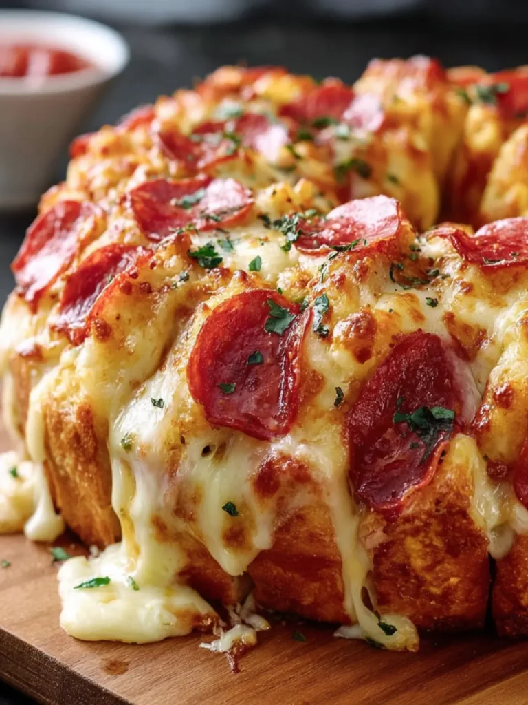Cheesy Pepperoni Pull-Apart Bread First Image