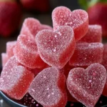Homemade Heart-Shaped Fruit Gummies First Image