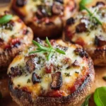 Portobello Mushroom Pizza Caps First Image