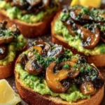 Sautéed Mushroom Avocado Toast First Image