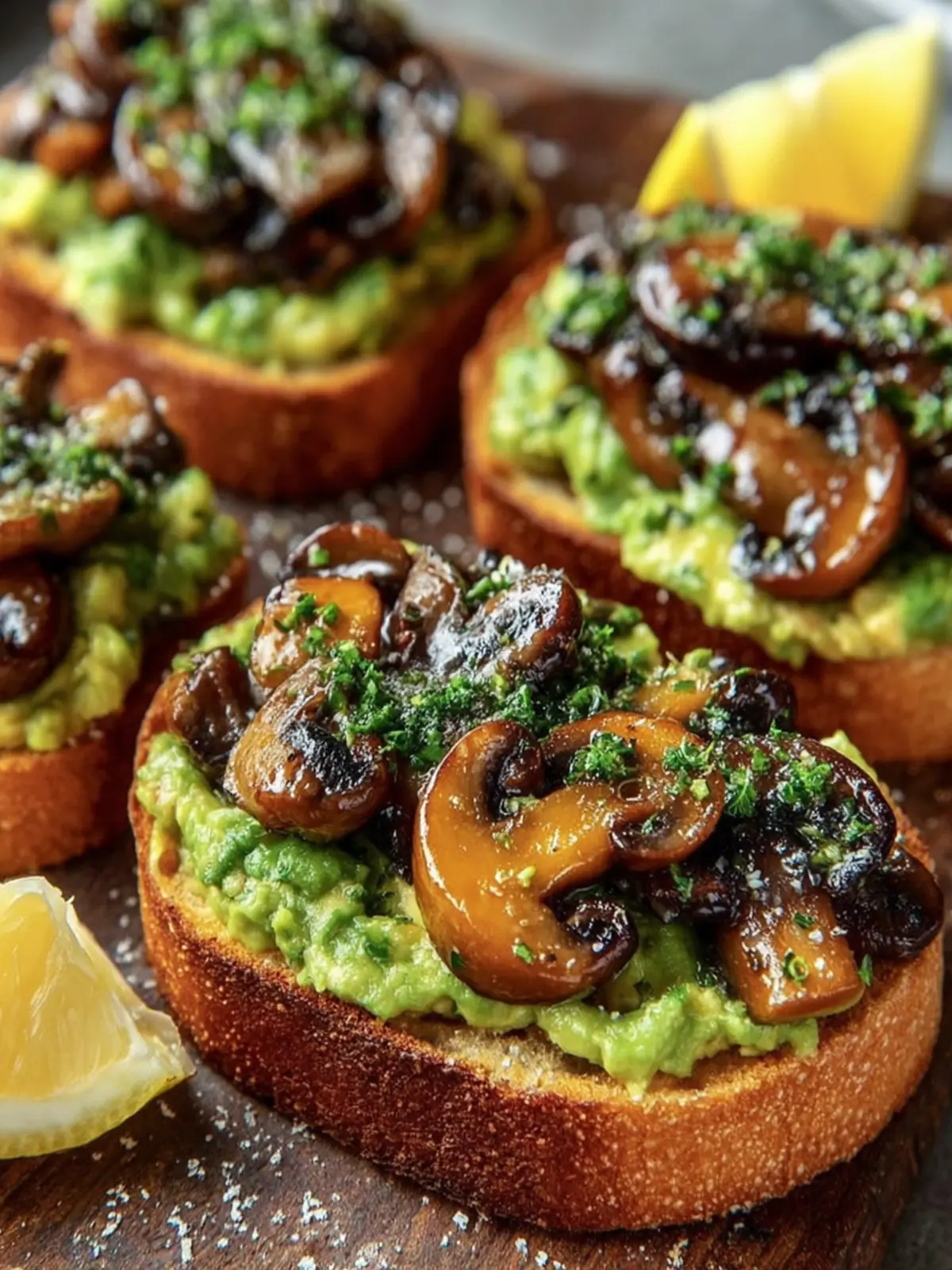Sautéed Mushroom Avocado Toast First Image