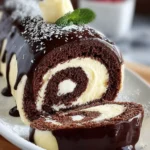 Rich Chocolate Swiss Roll Dessert First Image