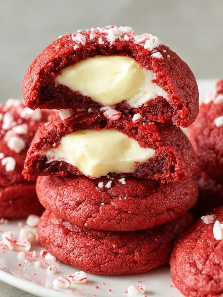 Red Velvet Cream Cheese Cookies First Image