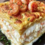 Cheesy Shrimp Lasagna Bake First Image