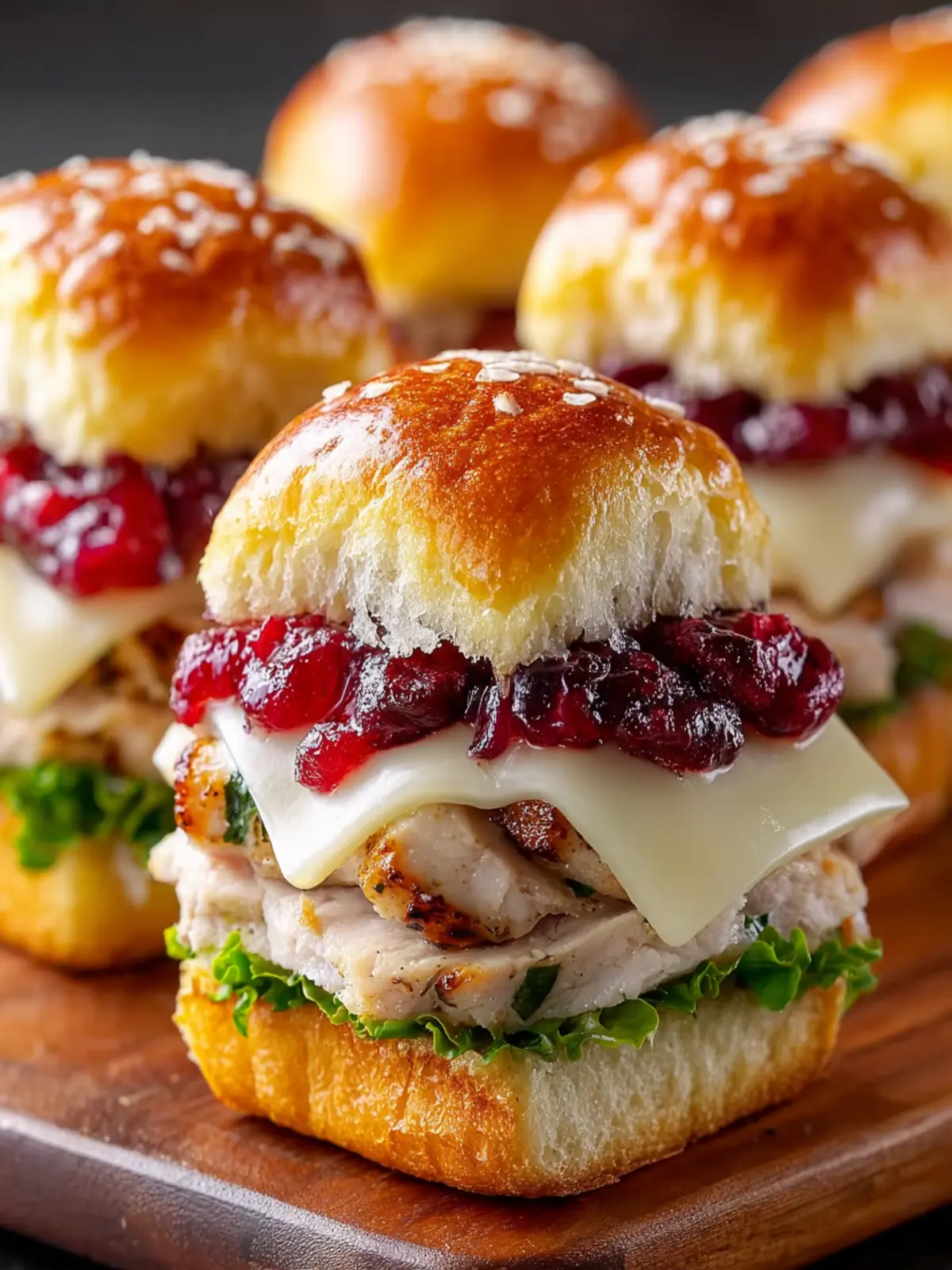 Havarti Cranberry Turkey Sliders First Image