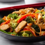 Simple Chicken Stir Fry With Vegetables First Image