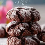Flourless Chocolate Crinkle Cookies First Image