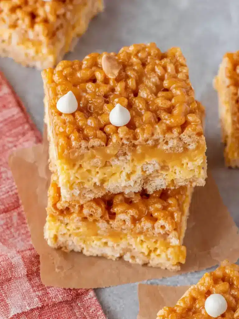 Peanut Butter Rice Krispie Treats First Image