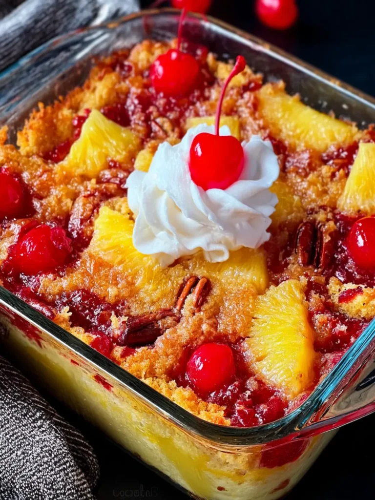 Cherry Pineapple Dump Cake First Image