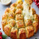Christmas Tree Pull Apart Bread First Image