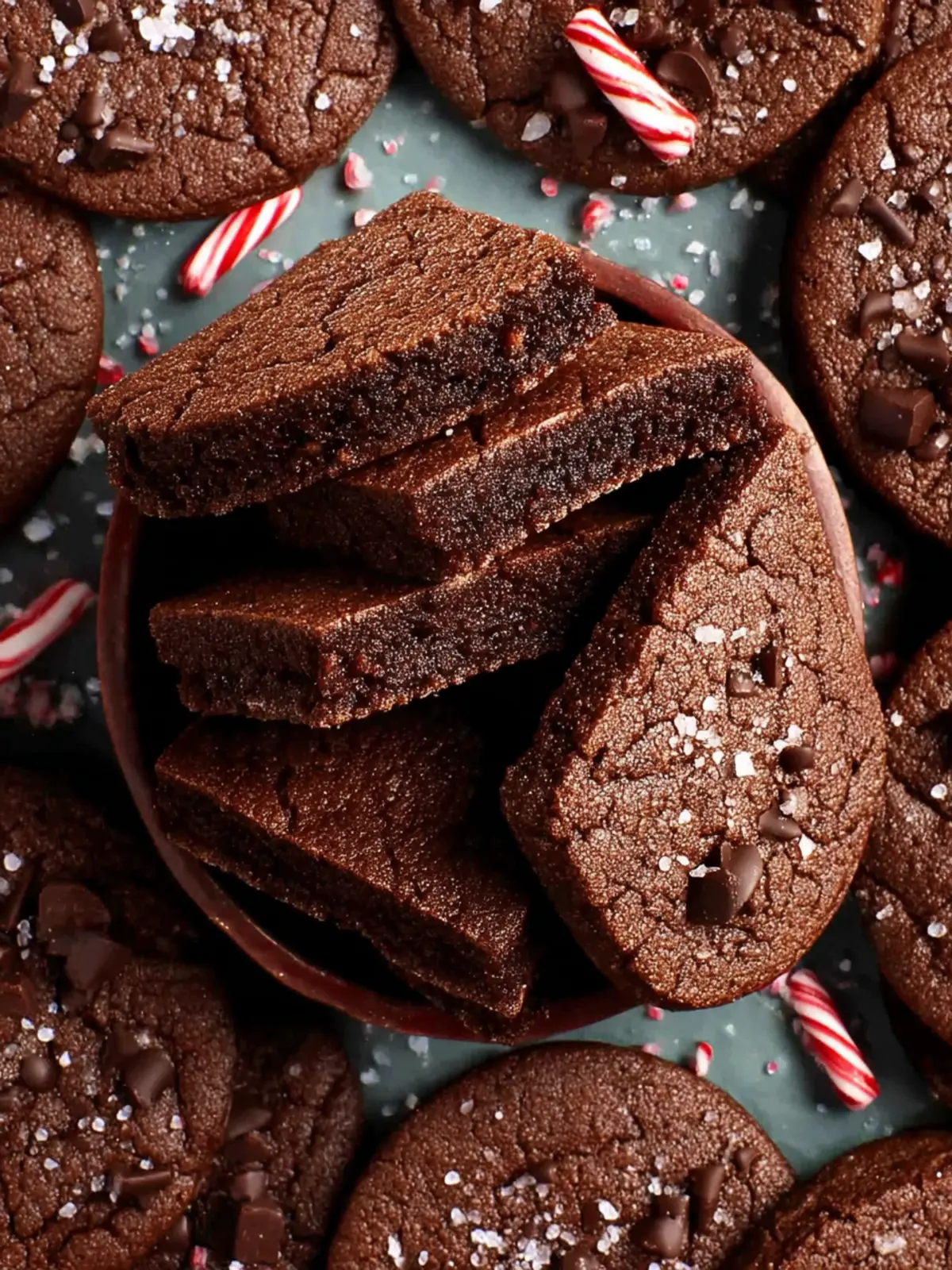 Chocolate Sugar Cookies First Image
