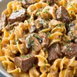 Slow Cooker Beef Stroganoff First Image