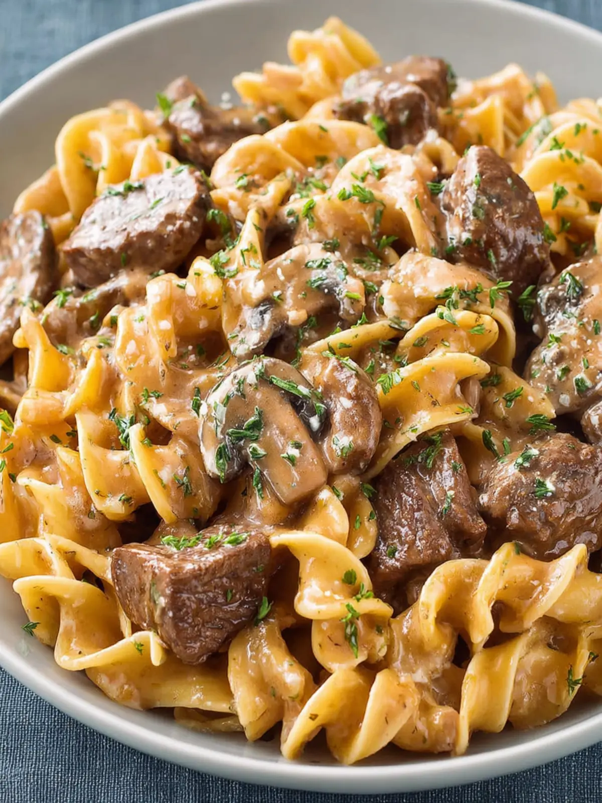 Slow Cooker Beef Stroganoff First Image