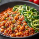 Harissa Chickpea & Spinach Skillet First Image