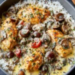 Chicken, Mushroom & Wild Rice Skillet First Image
