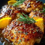 Sweet and Savory Roasted Orange Chicken First Image