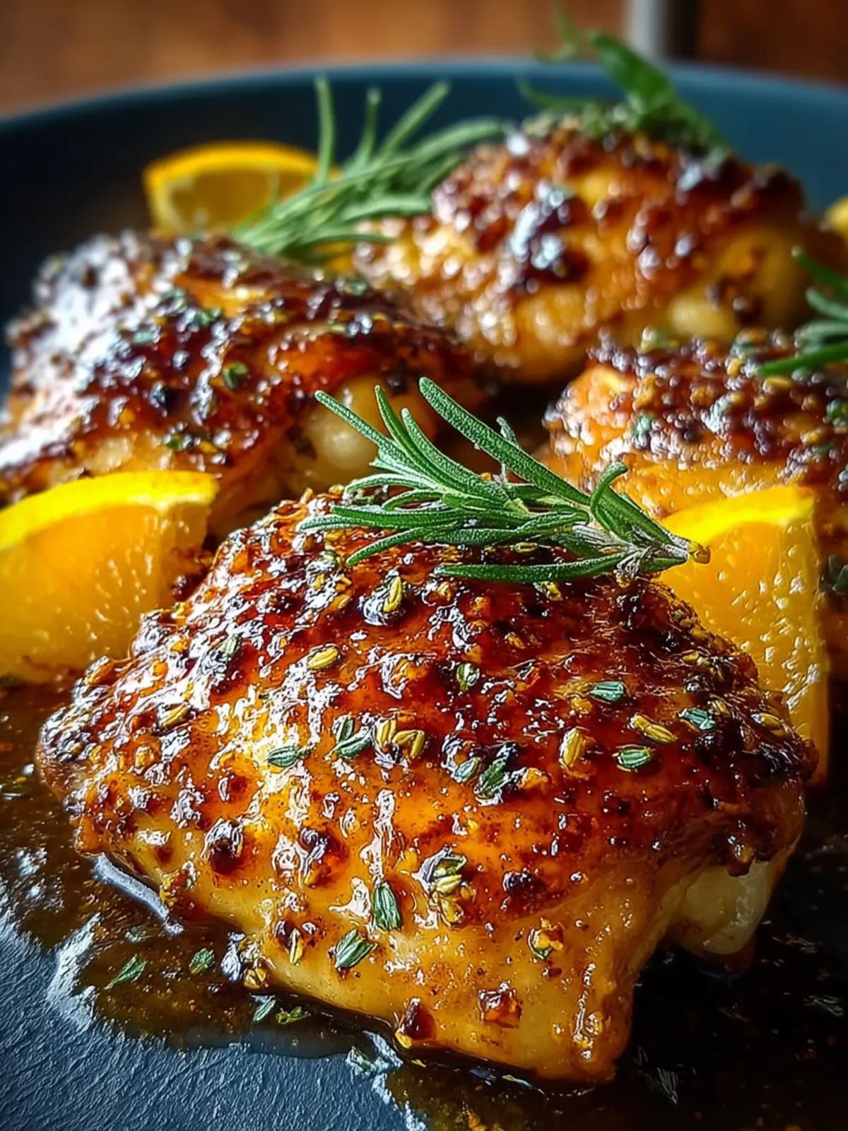 Sweet and Savory Roasted Orange Chicken First Image