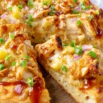 Peanut Butter Chicken Pizza (Chicken Satay Pizza) First Image