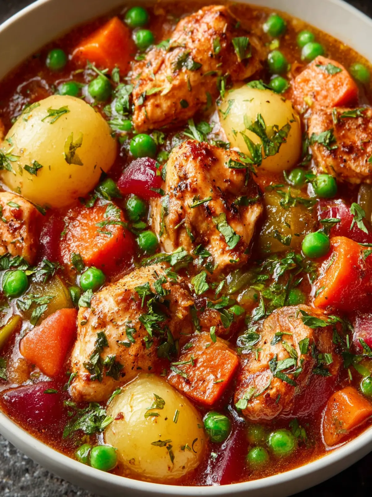 Slow Cooker Chicken Stew Recipe First Image