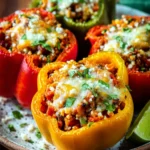 Southwestern Stuffed Peppers with Cauliflower Rice First Image