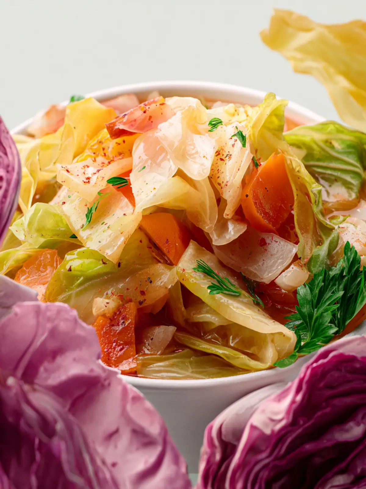 Detox Cabbage Vegetable Soup First Image