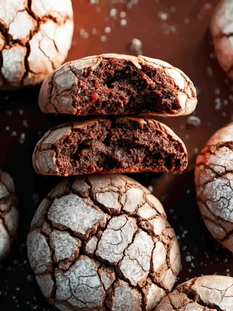 Brownie Crinkle Cookies First Image