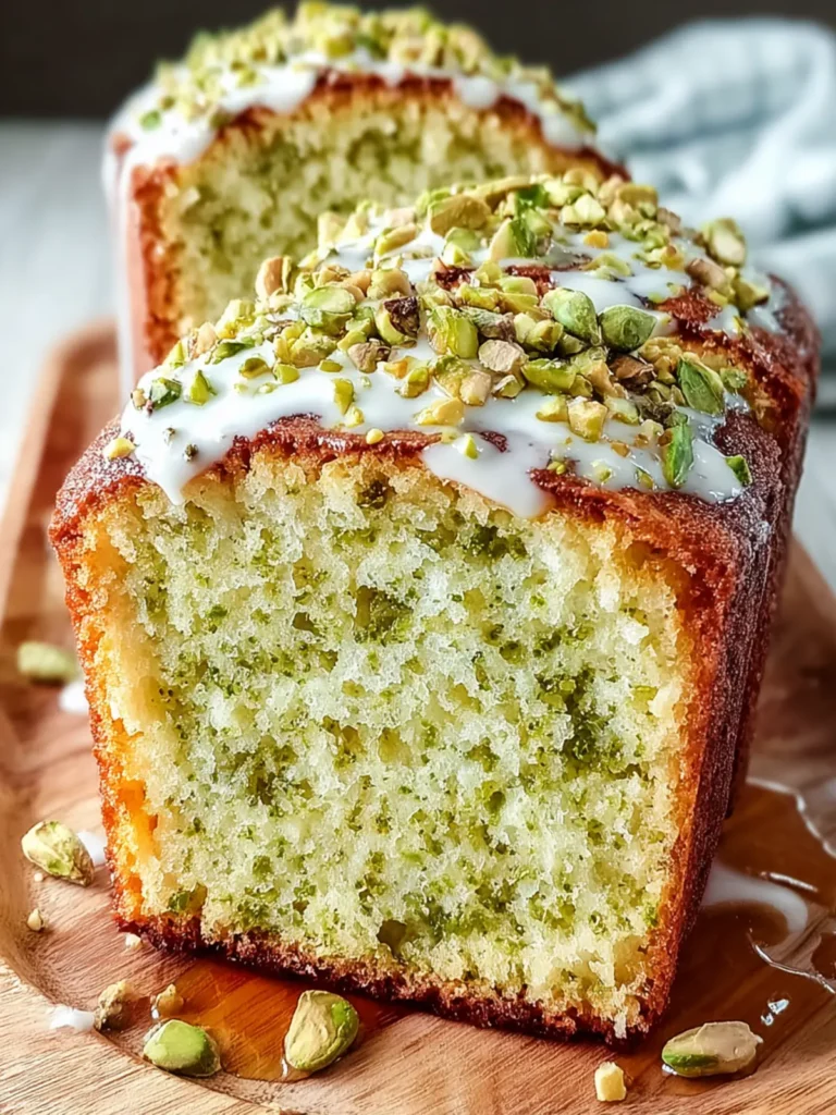 Decadent Pistachio Pudding Bread Recipe First Image