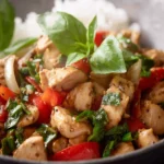 Basil Chicken Stir Fry First Image