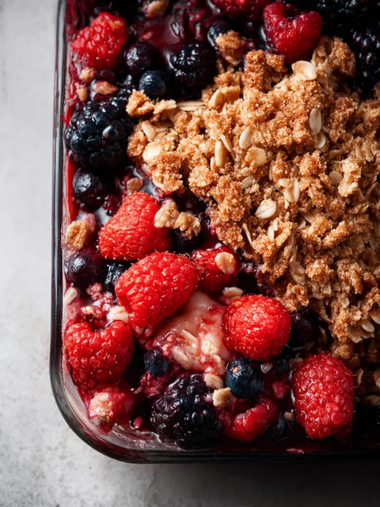 Berry Crisp (Gluten-Free, No Added Sugar) First Image