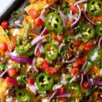 Sheet Pan Beef Nachos First Image