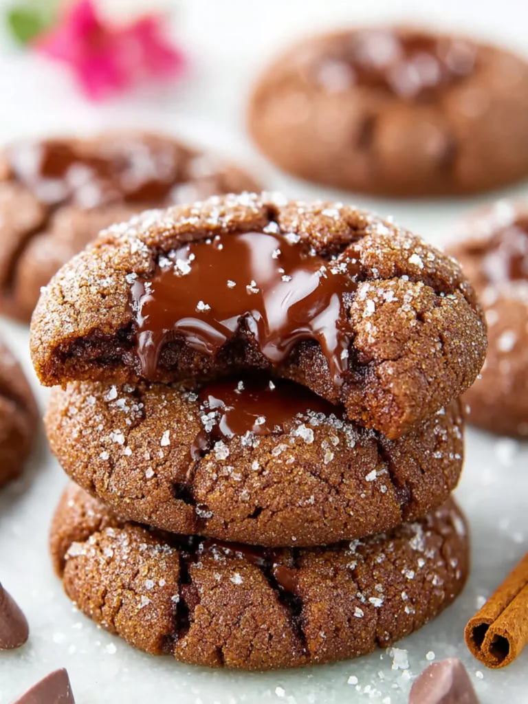 Chocolate Ginger Cookies First Image