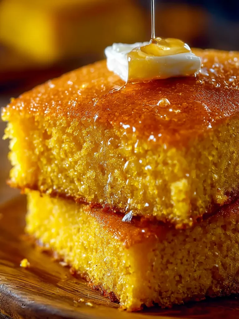 Fluffy Honey Cornbread First Image