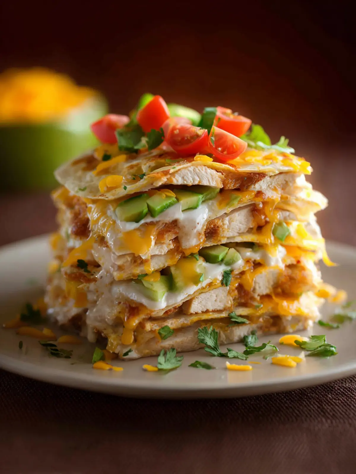 Chicken Tortilla Stack Second Image ifnkgo