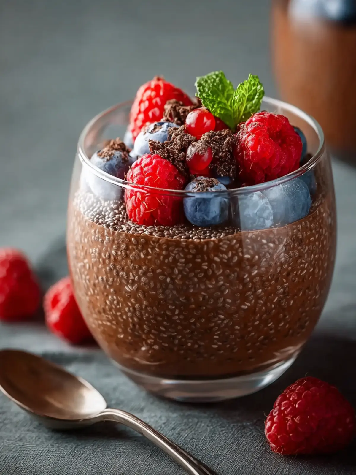 Chocolate Chia Seed Pudding First Image