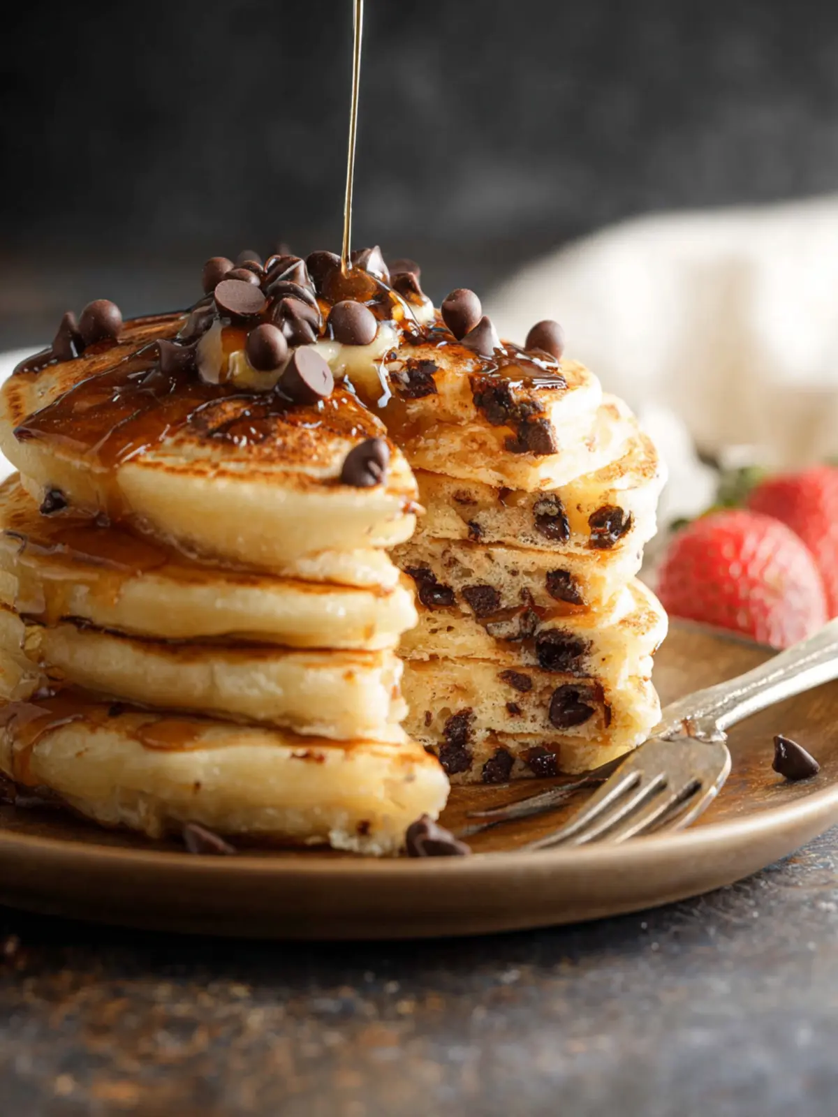 Chocolate Chip Pancakes: The Best Cozy Morning Treat! 6 Chocolate Chip Pancakes Second Image kifot8