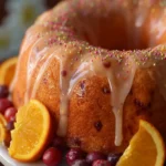 Cranberry Orange Bundt Cake First Image