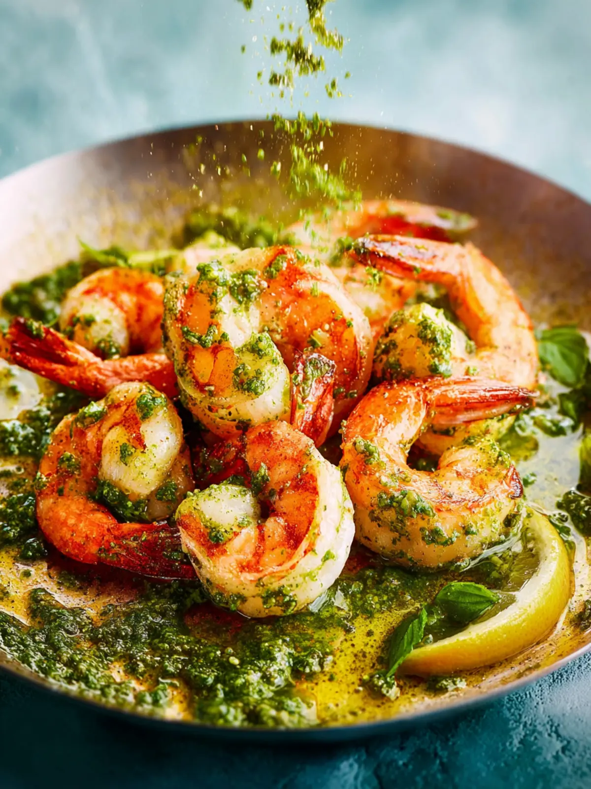 Easy Pesto Shrimp Second Image cutuzc