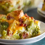 Ham and Cheese Strata with Broccoli First Image