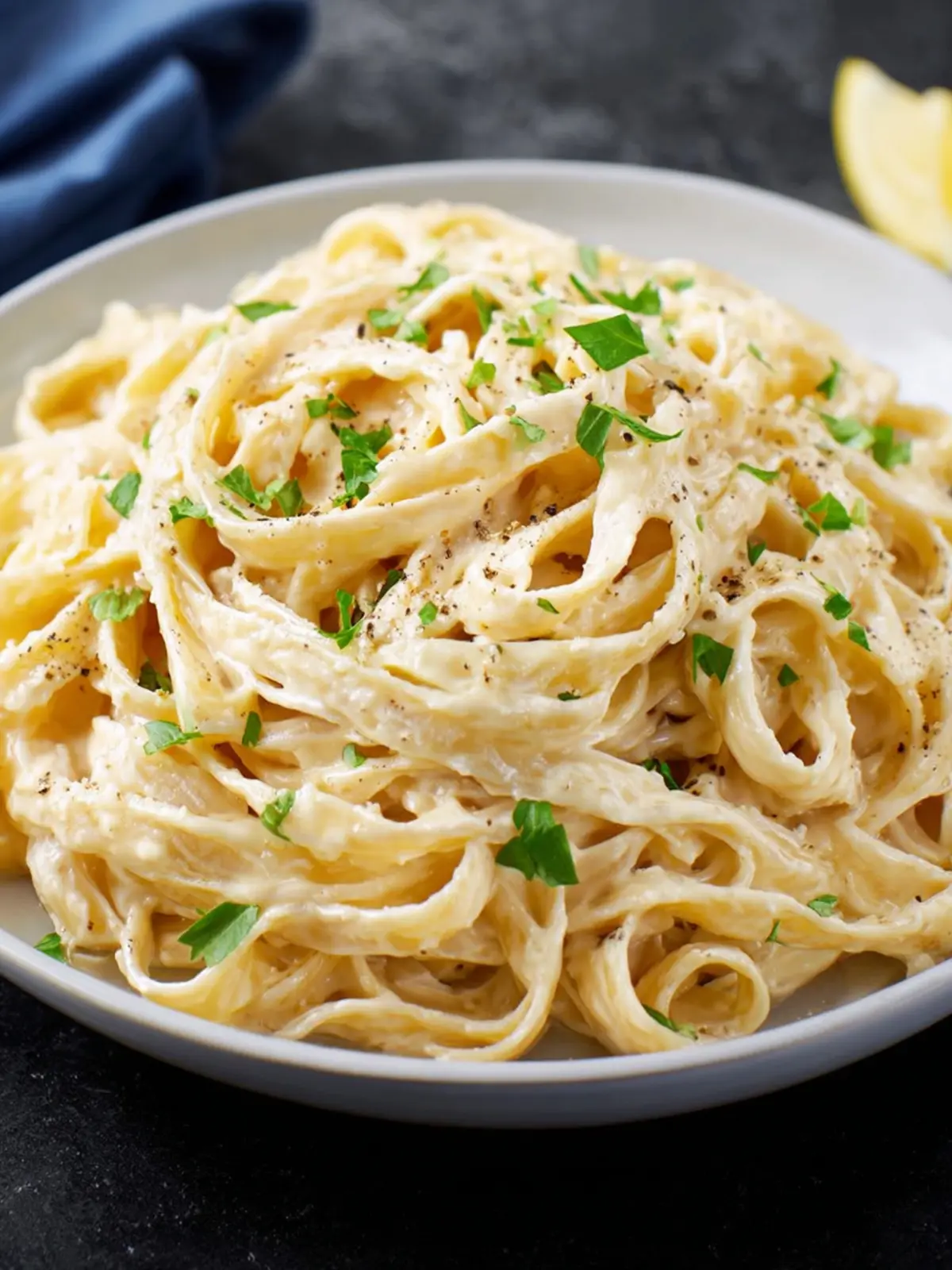 Light Fettuccine Alfredo Fourth Image dqickr
