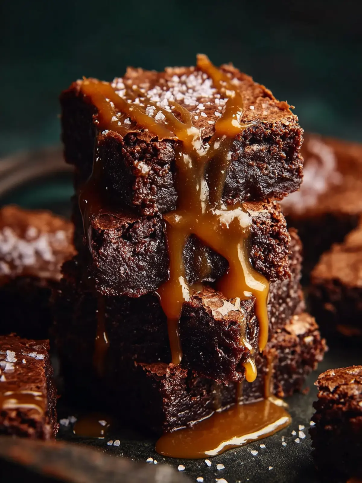 Salted Caramel Brownies Third Image bj7cvy