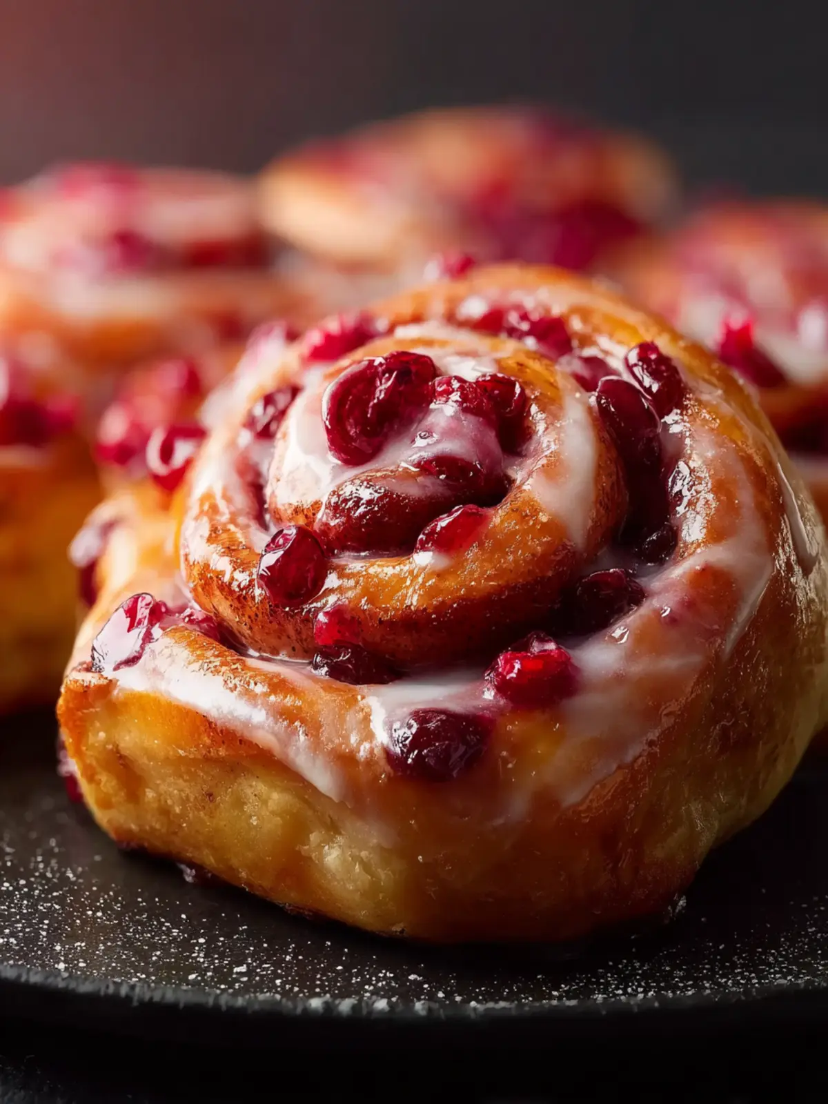 Cranberry Orange Sweet Rolls First Image