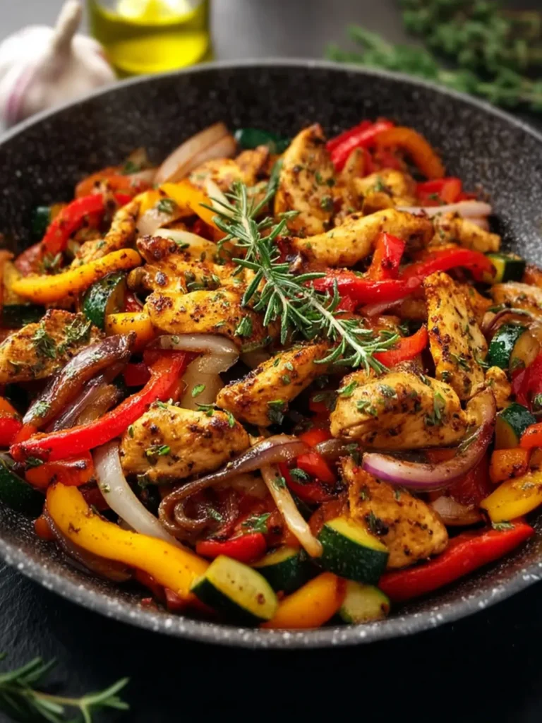Mediterranean Chicken Stir Fry First Image