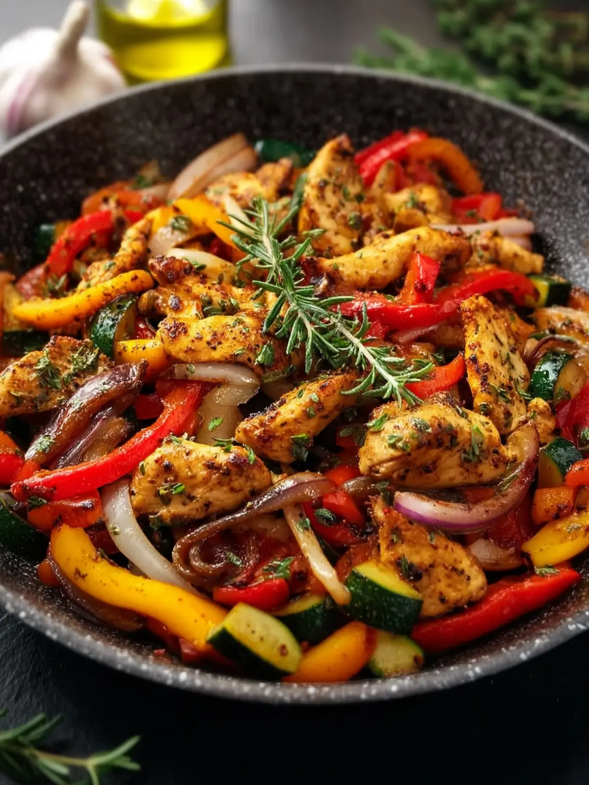 Mediterranean Chicken Stir Fry First Image