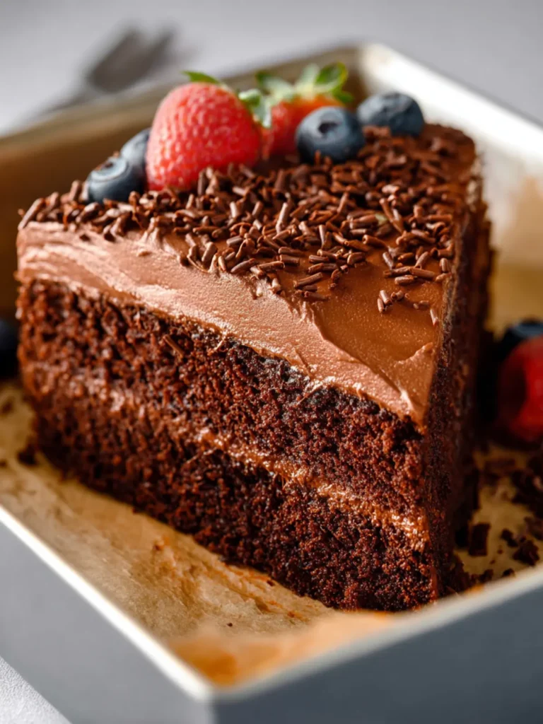 Chocolate Mayonnaise Cake First Image