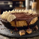 Chocolate Peanut Butter Cream Pie First Image