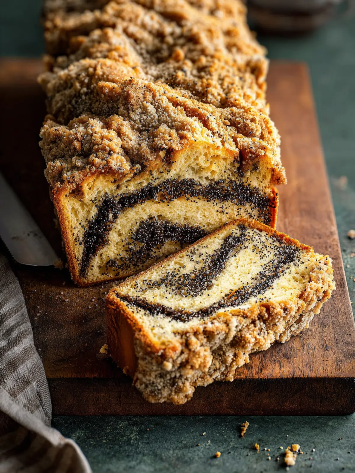 Poppy Seed Streusel Bread First Image